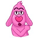 lovehound sticker